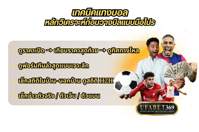 เทคนิคแทงบอล