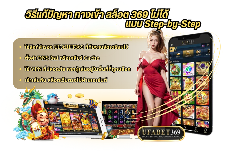 วิธีแก้ปัญหา ทางเข้า สล็อต 369 ไม่ได้แบบ Step-by-Step