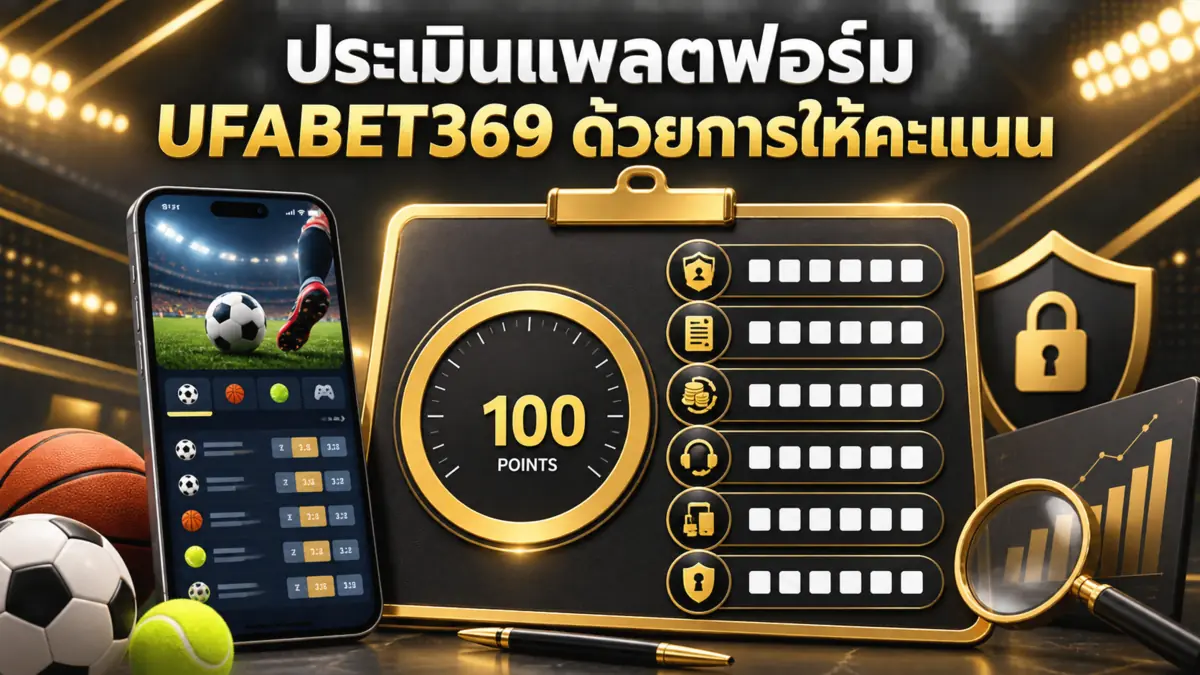 ประเมินแพลตฟอร์ม UFABET369 ด้วยการให้คะแนน