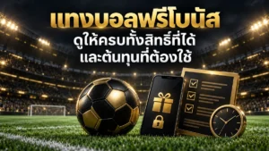 แทงบอลฟรีโบนัส