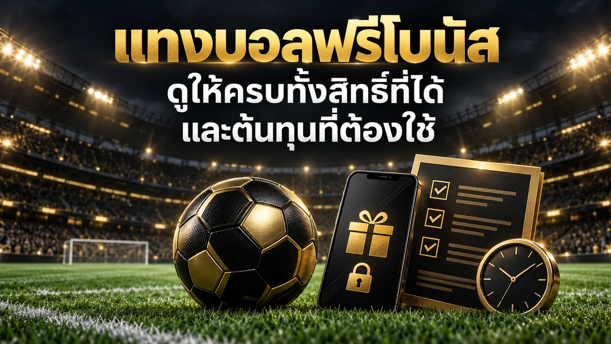 แทงบอลฟรีโบนัส