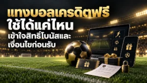 แทงบอลฟรีเครดิต