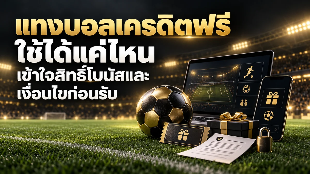 แทงบอลฟรีเครดิต